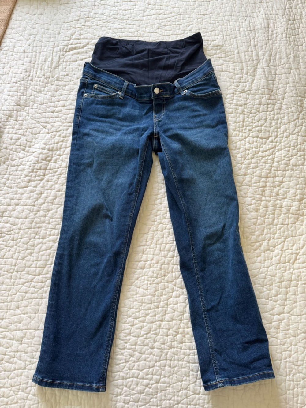 GAP Cropped Full Panel Maternity Jeans